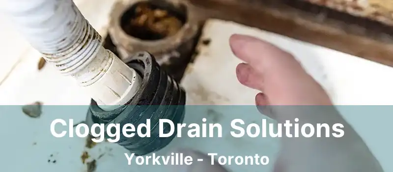  Clogged Drain Solutions Yorkville - Toronto